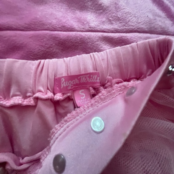 Dollskill sugar Thrillz Divine Synth Spell Ruffle Skirt Sz S - Picture 3 of 9